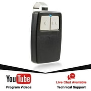 KeylessOption Universal Garage Door Remote Opener Compatible with LiftMaster, Chamberlain, Genie, Linear 375LM 375UT KLIK1U, 2 pack