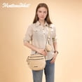 thumbnail image 6 of Montana West Large Crossbody Bags for Women Bum Bag Sling Purse with Adjustable Strap, Khaki, 6 of 6