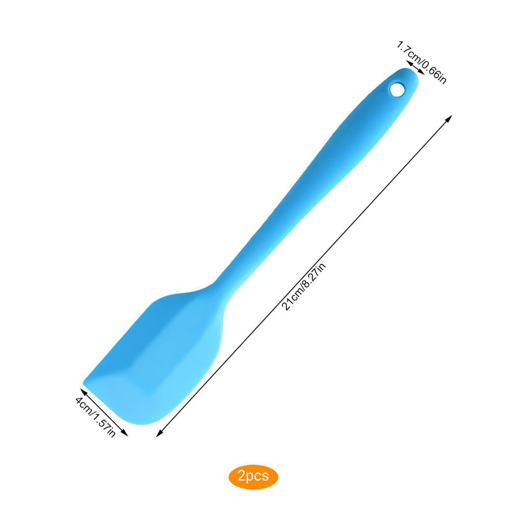 Non-Stick Silicone Spatula Heat Resistant Flexible Rubber Solid Scraper 21CM/8'' 