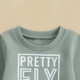 thumbnail image 6 of HCNTES Baby Boy Winter Clothes Toddler Baby Boy Clothes Letter Print Long Sleeve Sweatshirt Pullover Pants 2Pcs Winter Outfits, 6 of 7