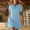 Light Blue, variant on ClodeEU Women's Cute Round Neck Short Sleeve Ruffle Hem T-Shirt Mini Dress, Casual Swing Knee-Length Sundress Army Green,Women's Plus L