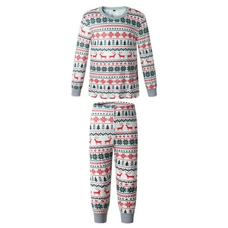 

Viworld Family Matching Pajamas Christmas Jammies Clothes Cotton Holiday Sleepwear Sets Long Sleeve Pjs