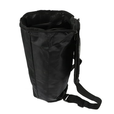 Bbanquetan African Drum Kit Creative Design Drum Bag Instrument Bag Drumstick Bag Gig Oxford Cloth Bag Universal Black 41X27X27CM