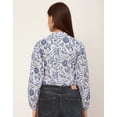 thumbnail image 4 of Moomaya Stylish Bishop Sleeves Cotton Shirt - Long Sleeves, Boho Style, 4 of 9