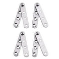 thumbnail image 1 of Bisagras ocultas giratorias de 360 ​​grados de acero inoxidable de 4 piezas, bisagras de pivote de puerta Accesorios para puertas de ventana de cajón de acero inoxidable (pequeño), 1 of 5