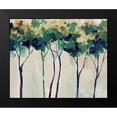 thumbnail image 2 of Boho Hue Studio 24x20 Black Modern Framed Museum Art Print Titled - Creamy Trees, 2 of 5