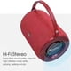 thumbnail image 1 of Bocina pequeña cilíndrica portátil inalámbrica Bluetooth radio 2 parlantes/ROJO Victorynk Bocinas, 1 of 2