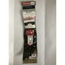 SAGA Brazilian Remy 100% Human Hair Yaky Hair Extensions, 10", F1B/30