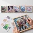 thumbnail image 6 of 2026 Pearl Art DIY Kit for Adults, DIY 5D Diamond Painting Craft Gift, Great Holiday Birthday Present for Hobbyists Home Wall Decoration (Elephant), 6 of 6