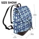 thumbnail image 2 of Balery Vintage Blue Mochila de Cuero para Mujeres, Gran Capacidad, Bolsa de Viaje Multifuncional, Mochila de Cuero y Bolsa de Hombro para Mujeres, 2 of 4