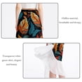 thumbnail image 2 of Thanksgiving Stylish Chiffon Beach Dresses for Women - t for Fun in the Sun on the Shore, 2 of 6