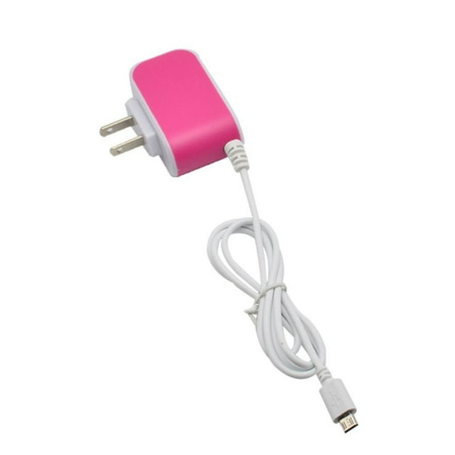 homeholiday 5V 3.1A 3 USB Ports Travel Plug Power Adapter Charger and Charging Cable Compatible for Phone