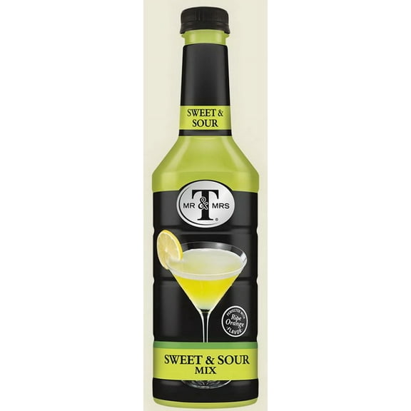 Mr & Mrs T Sweet & Sour Cocktail Mixer, 1 LT - Case of 6