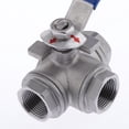 thumbnail image 2 of Adaptador de válvula de cierre en forma de T para válvulas de bola de 3 vías DN20, 2 of 7