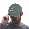 thumbnail image 4 of Dumpster Fire Gray Hat Adjustable Funny Fashion Unisex Baseball Cap for Men Women, 4 of 7