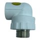 thumbnail image 4 of Conector de Codo de Rosca PPR, Ingredientes No Tóxicos, Inodoros e Insípidοs. , Duradero de Agua Cola Conector de codo de rosca macho, 4 of 8
