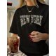 thumbnail image 1 of Camiseta Suelta para Mujer Primavera VeranoVintage-Inspired Geometric Print T-Shirt for Women - Casual Crew Neck, Short Sleeve Top, Breathable Polyester, Machine WashableFather's Day, Mother's Day,, 1 of 6
