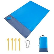 Kyusrd Summer Outdoor Patio Deals！Beach Blanket Sandproof, Extra Large Beach Mat, Big & Compact Sand Mat Quick Drying, Portable Outdoor Camping Blankets