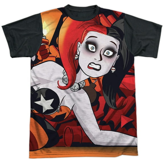 Batman Harley Cooke Cover Unisex Adult Halloween Costume Sublimated T Shirt