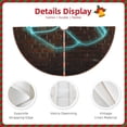 thumbnail image 3 of Lukts Neon Sign For Books Print Color Life Christmas Tree Skirt, Winter Holiday Tree Mat Decoration ,Can be Used as A Shawl-48", 3 of 6