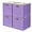 Purple, variant on 13x15x13 Storage Cube Bins, Foldable Storage Cubes, Fabric Organizer Basket Bin, Striped Containers Decorative Storage Boxes for Shelves Wardrobe Closet Home Office, 4 Pack, Blue/White