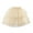 Beige, variant on Khunlpohl Little Girls Mesh Skirts Elastic High Waist Layered Flowy Party Dance Princess Mini Skirt