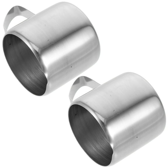 LITINKIMI Milk Frothing Pitcher Stainless Steel 2Pcs 3.1In