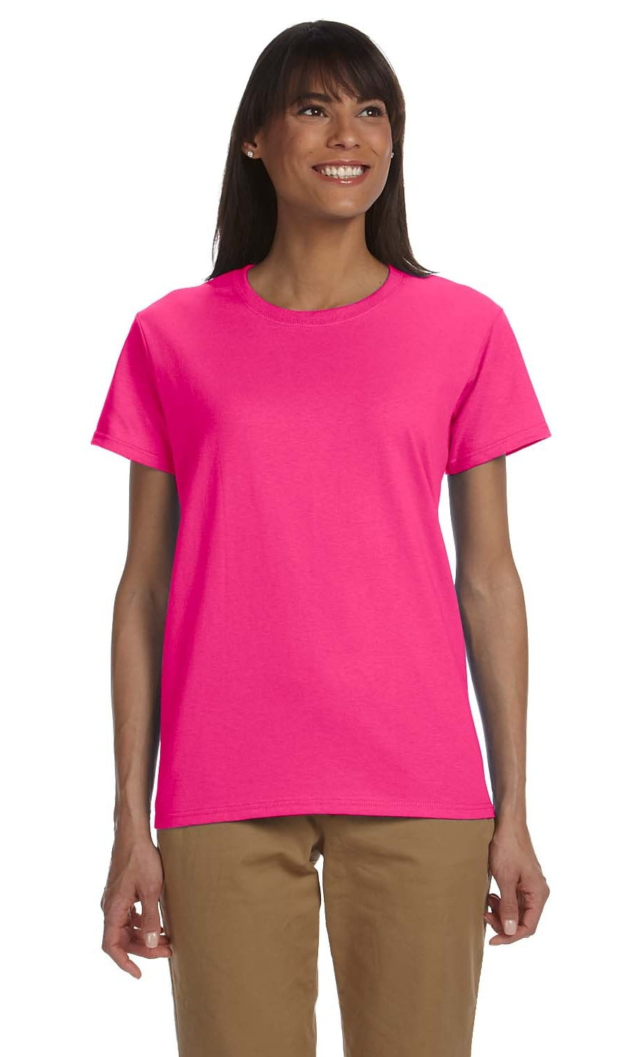 Download Gildan - The Gildan Ladies Ultra Cotton 6 oz T-Shirt ...