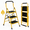 3-Step yellow, variant on HDUTNGISN 2 Step Ladder for Home,Folding with Handrails, 330LBS Sturdy Step Stool,Multi-use (Yellow)