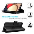 thumbnail image 4 of Takfox Compatible for Samsung Galaxy A13 (5G) Case, for Galaxy A13 (5G) Wallet Case, PU Leather ID Credit Card Holder Folio Flip Cover [9 Card Slots] [Magnetic] Detachable Case & Strap,Black, 4 of 7