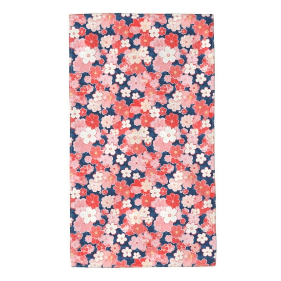 Kdxio Hand Towel Japanese Cherry Blossoms for Bathroom Kitchen Fingertip Bath Towels 27.5 x 16 Inch Home Hotel Gym Laundry Room