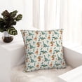 thumbnail image 6 of Yiaed Summer Dinosaur Print Pillow Covers Super Soft Decorative Square Throw Pillow Covers Case Cushion Covers for Sofa Couch Bedroom Car Decor（No pillow core）-20"x20", 6 of 7