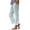 Sky Blue-780427BB, variant on Striped Linen Pants Women High Waisted Wide Leg Crop Pants for Women Flowy Baggy Womens Summer Pants Sky Blue XXL