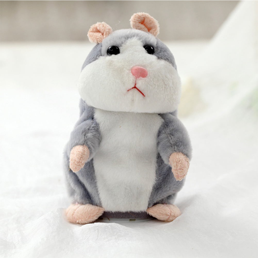 Adorable Plush Interactive Talking Hamster Can Repeats What You Say Kids Toys 