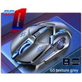 thumbnail image 2 of UHUYA Gaming Mouse Mechanical E-Sports Wired Mouse for Computer Mouse Gamer Rechargeable Backlight Silent Office USB Mouse for Laptop Gray, 2 of 5