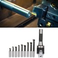 thumbnail image 4 of Juego de 13 barras de mandrilar de acero al carbono con rosca R8 para torno CNC, proceso F1, 0,001'', 7/16-20UNF, 4 of 9