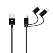 Cygnett CY3571COCAB Universal 3-in-1 Braided USB Charging Cable