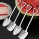 thumbnail image 2 of 9 cucharas de acero inoxidable con diseño de pala, cucharas de postre, tenedores de postre, artículos para el hogar, 2 of 8