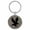 Gray, variant on Eagle Landing Animal Nature Pink Laser Engraved Leatherette Keychain Backpack Pull - 1.5 x 3 Inches