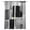 Black, variant on Fsddascl Sage Green Ombre Blackout Curtains for Bedroom/Living Room, Thermal Insulated Kitchen Curtains, Retro Abstract Mottled Geometric Grommet Darkening Window Treatment Drapes 27.5"x39"x2