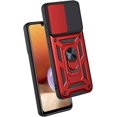 thumbnail image 5 of Case for Samsung Galaxy A32 5G (Not 4g) with Slide Camera Cover,Military Grade Heavy Duty Protection Phone Case Cover with Magnetic Ring Kickstand for Samsung Galaxy A32 5G SJ Black, 5 of 7