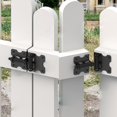 thumbnail image 3 of 2 Pack Self Closing Gate Hinges for Wooden Fences Heavy Duty Solid, 3 of 6