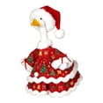 thumbnail image 2 of Qwtwty Lawn Goose Christmas Outfits for 23" Geese Statue, Funny Christmas Goose Clothes for Garden Lawn Patio Yard Outdoor Decoration, 2 of 8