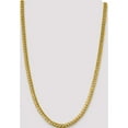 thumbnail image 2 of 14K Yellow Gold 6.25mm Solid Miami Cuban Chain (26 X 6.25) Made In South Africa dcu200-26, 2 of 5