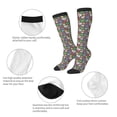 thumbnail image 6 of Lsque Daisies Flowers Printed Crew Socks Men's Women's LightWeight Thin Casual Calf Socks ,Knee High Socks,Cotton Socks, 6 of 9