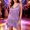 Purple, variant on Women's Tassel Prom Dress Sleeveless V Back Sequins Fringe Jumpsuit One Piece Short Romper Party Nightclub Gold