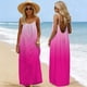 thumbnail image 1 of TaTaai Women's Backless Maxi Sundress Sleeveless Spaghetti Strap Flowy Summer Dress Casual Beach Cover Up Long Slip Dress Gift, 1 of 9