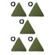thumbnail image 2 of Advancent Taburete de tela Oxford para acampar, silla plegable para caza y pesca, asiento para senderismo, caravana, pescador, equipo de viaje, Verde 5Conjunto, 2 of 6