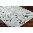 thumbnail image 3 of Hauteloom Gonca Living Room, Bedroom Area Rug - Contemporary - Natural Gray, Royal Denim, Steel - 18" Sample, 3 of 6