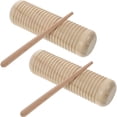 thumbnail image 4 of 2 Sets Guiro Wood Percussion Instrument Early Education Instrument for Developing Music Potential, 4 of 8
